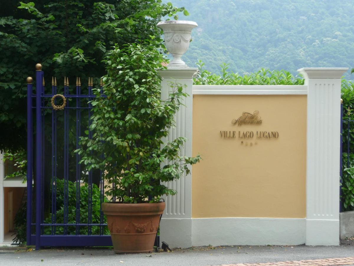 Ville Lago Lugano Porto Ceresio Exteriér fotografie