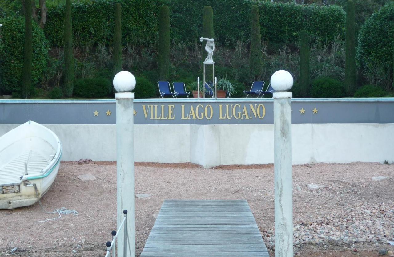 Ville Lago Lugano Porto Ceresio Exteriér fotografie