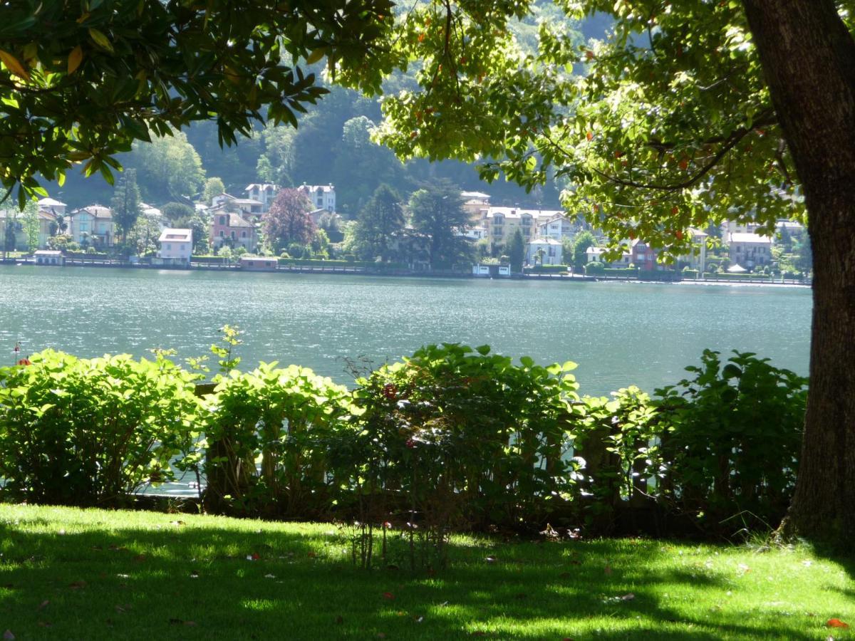 Ville Lago Lugano Porto Ceresio Exteriér fotografie