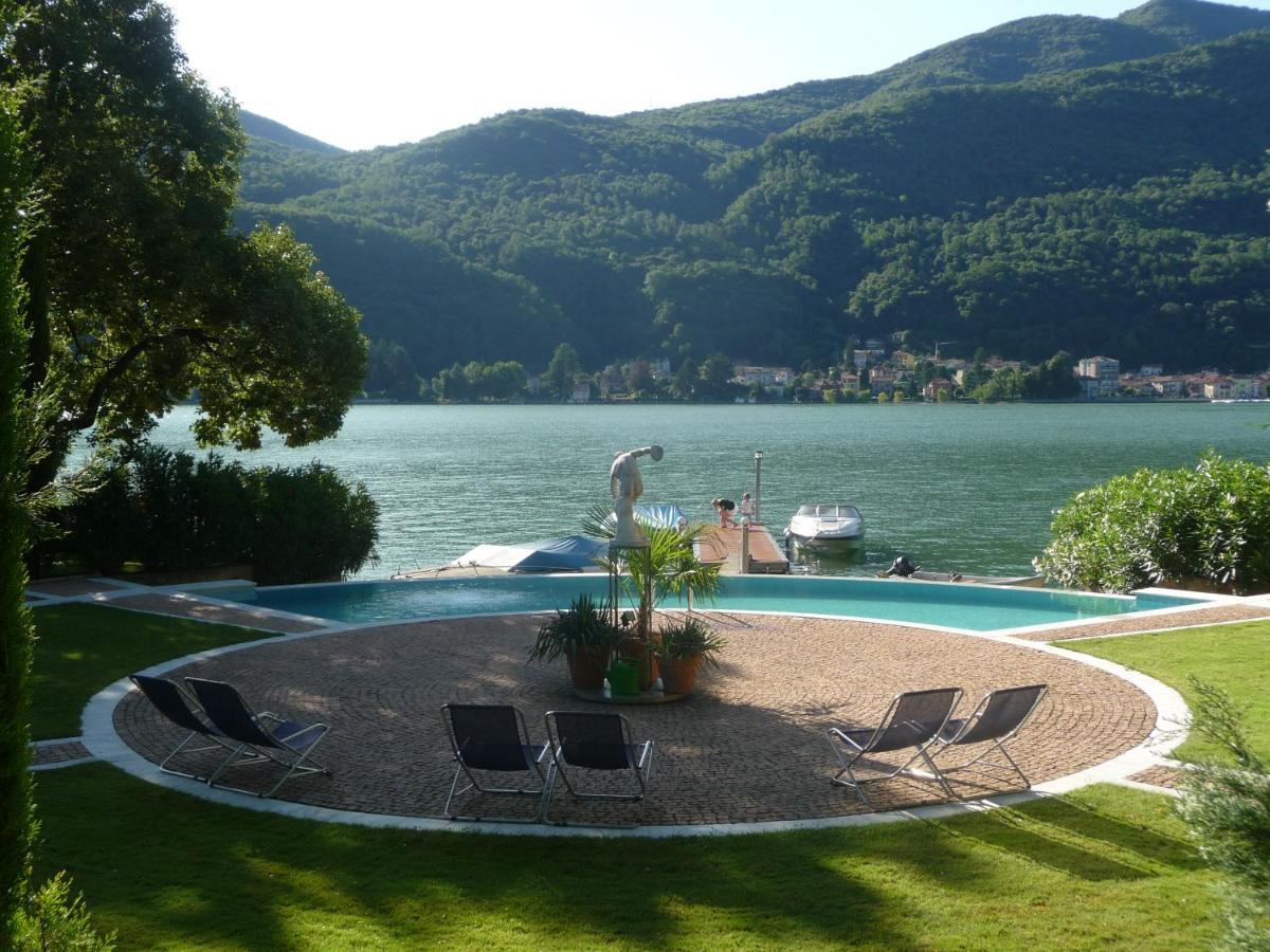 Ville Lago Lugano Porto Ceresio Exteriér fotografie