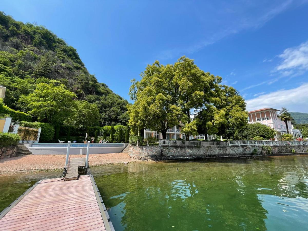 Ville Lago Lugano Porto Ceresio Exteriér fotografie