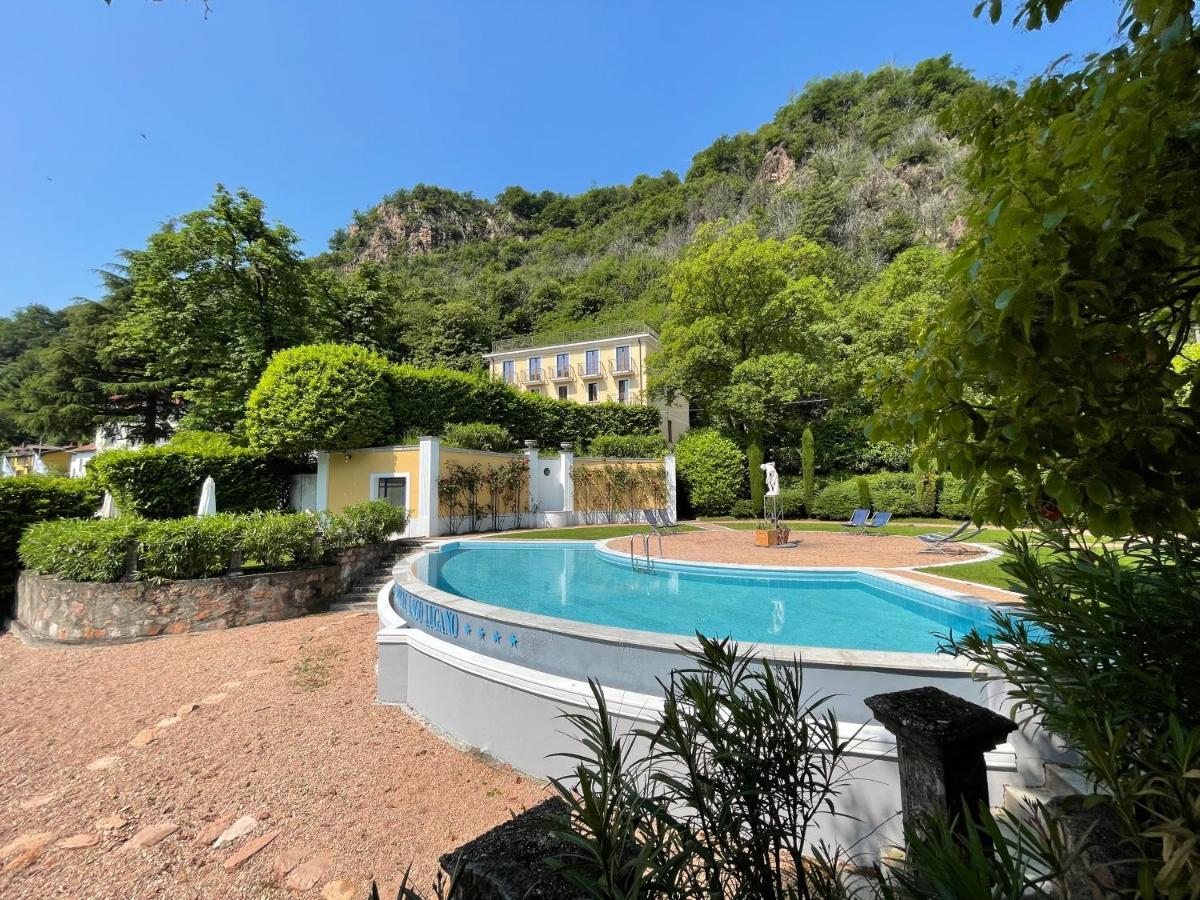 Ville Lago Lugano Porto Ceresio Exteriér fotografie