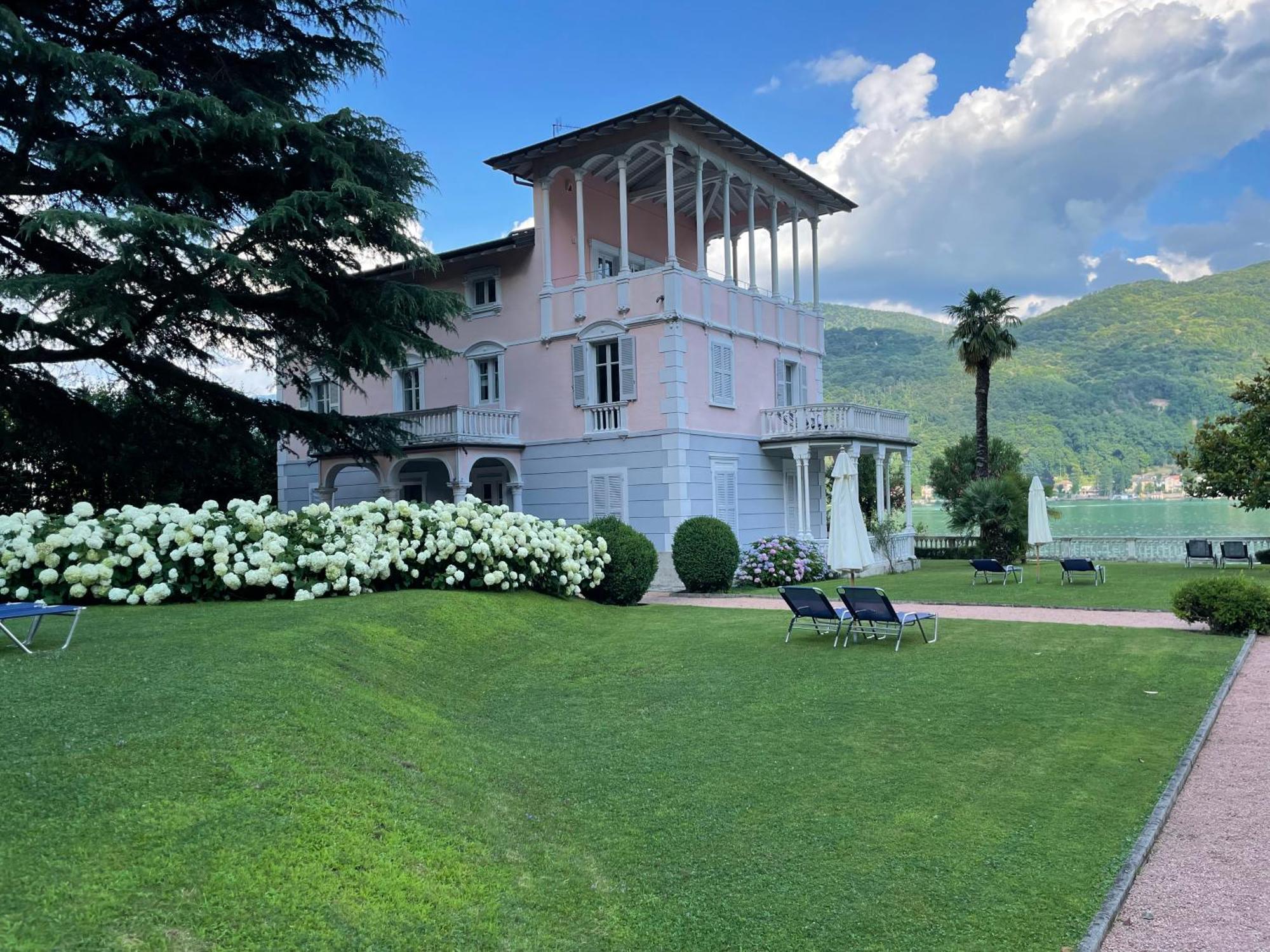 Ville Lago Lugano Porto Ceresio Exteriér fotografie