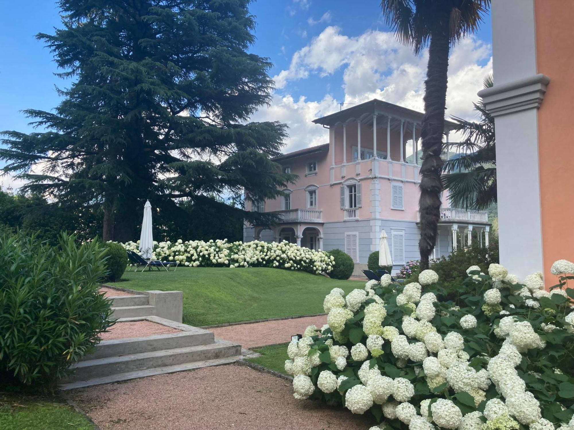 Ville Lago Lugano Porto Ceresio Exteriér fotografie